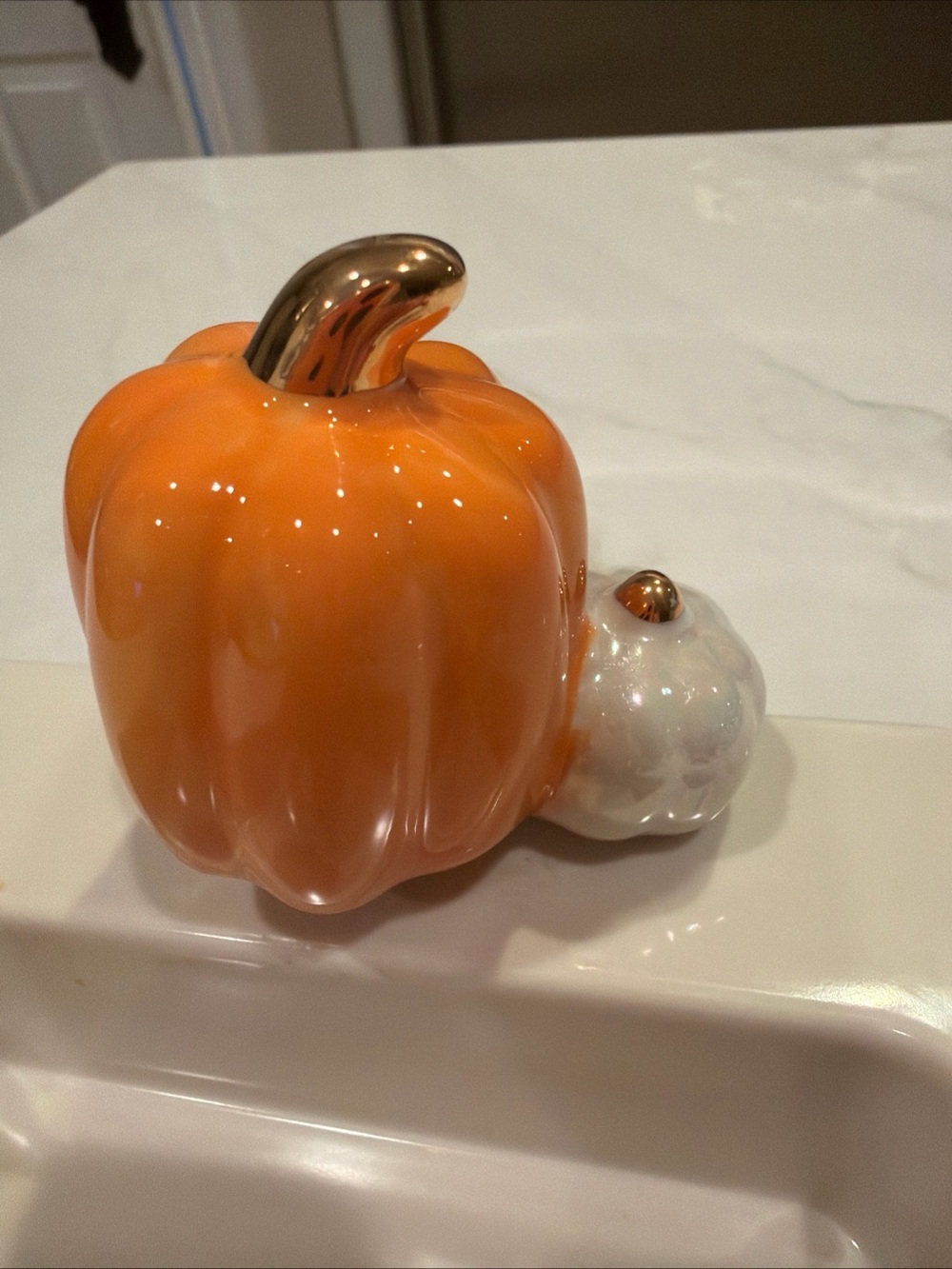 Nora Fleming Double Pumpkin Mini A02 Halloween, Fall & Thanksgiving